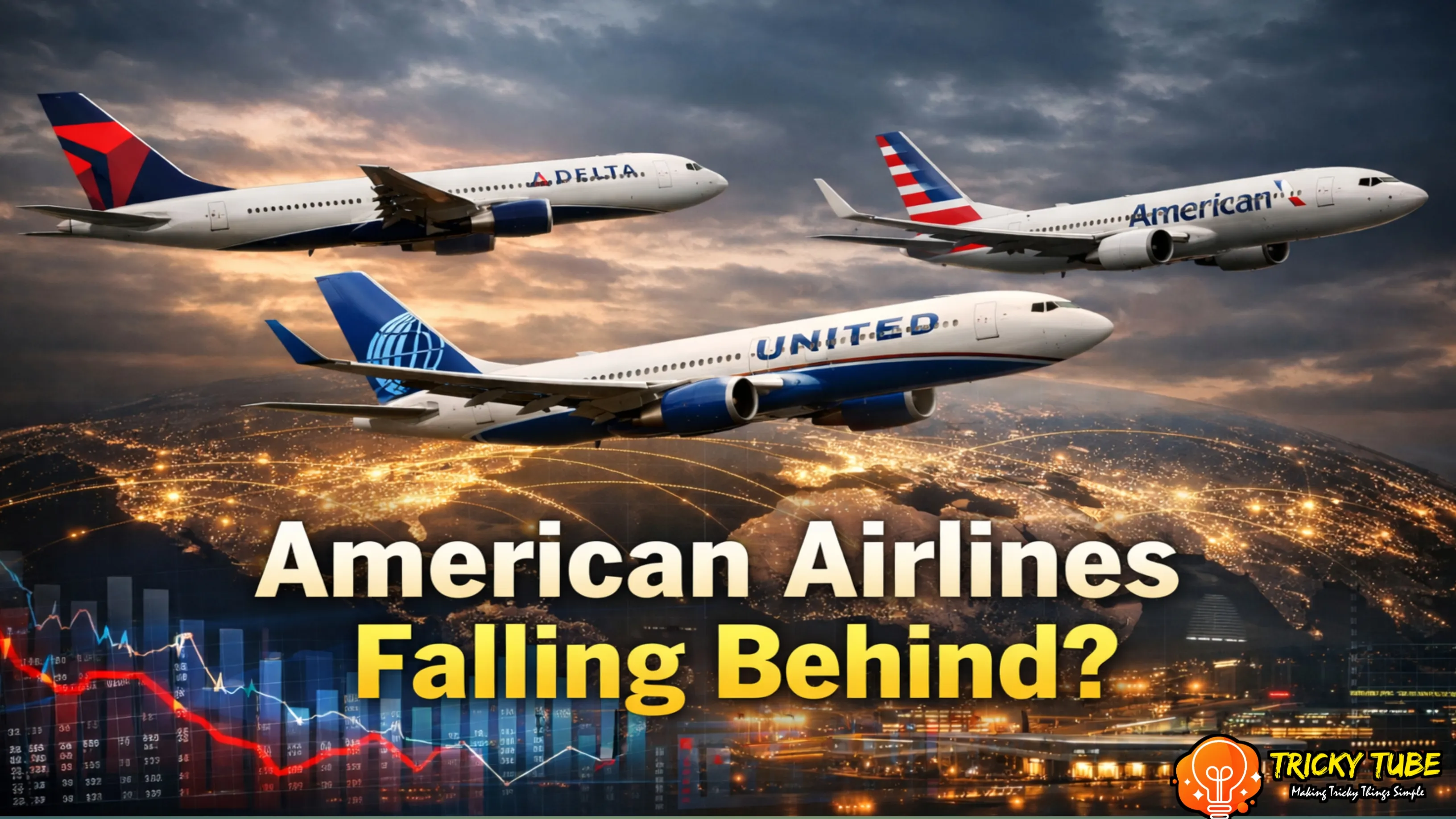 Why American Airlines Keeps Falling Behind Delta and United — The Strategic Mistakes Costing Billions