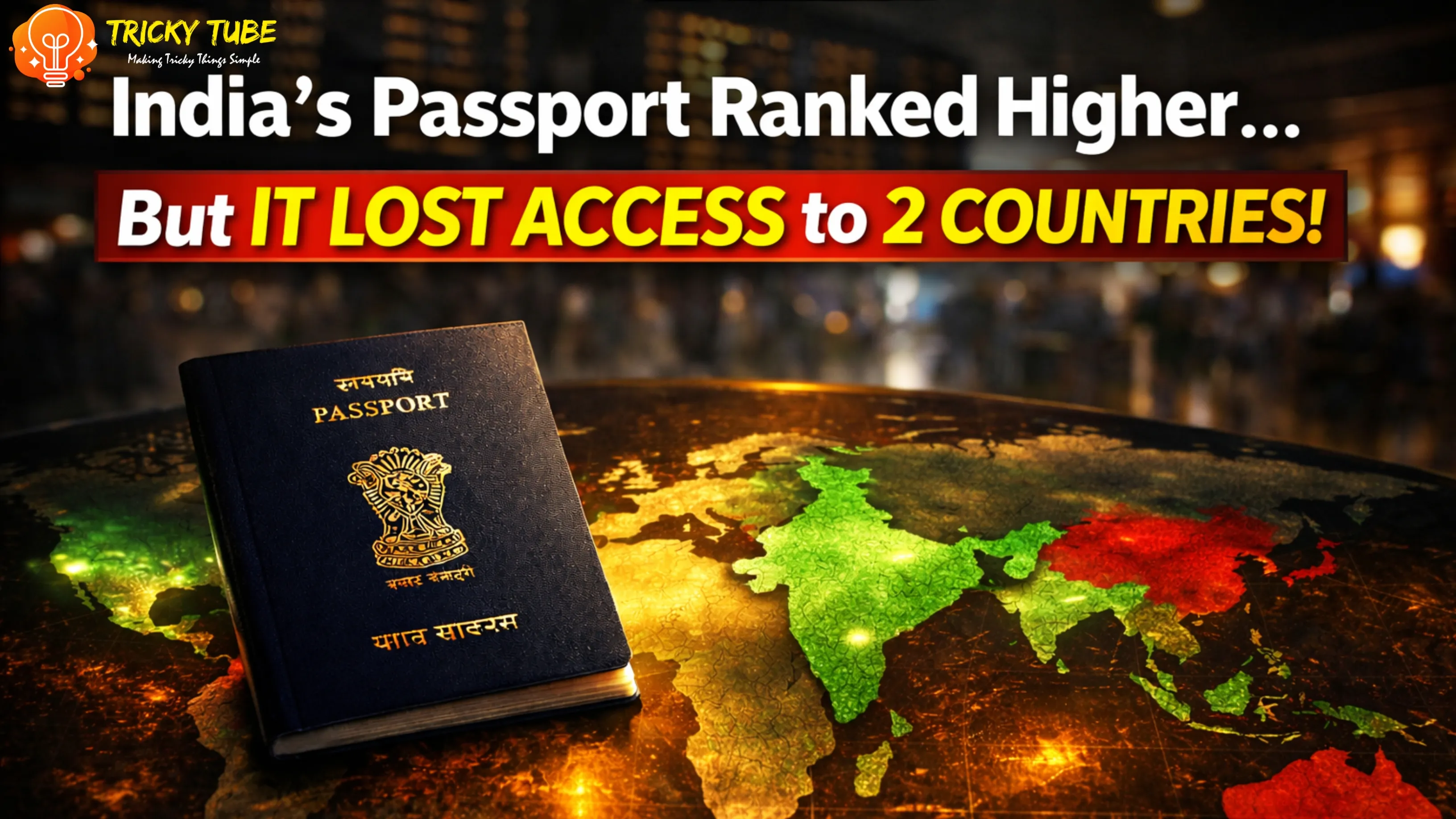 India’s Passport Jumps 10 Ranks -But Here’s the Twist No One Is Talking About