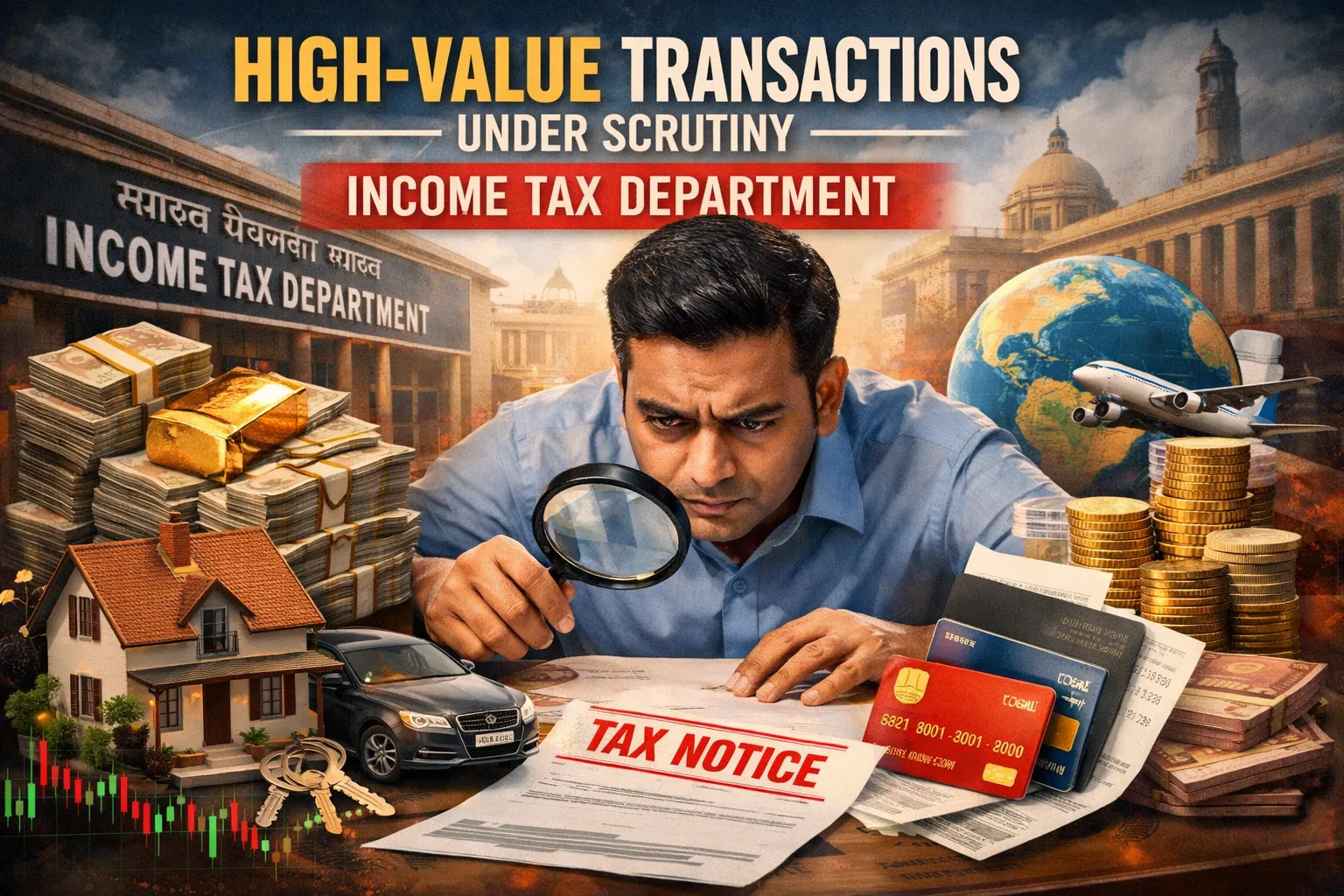 Income Tax is watching these 10 Transaction -Most people ignore them
