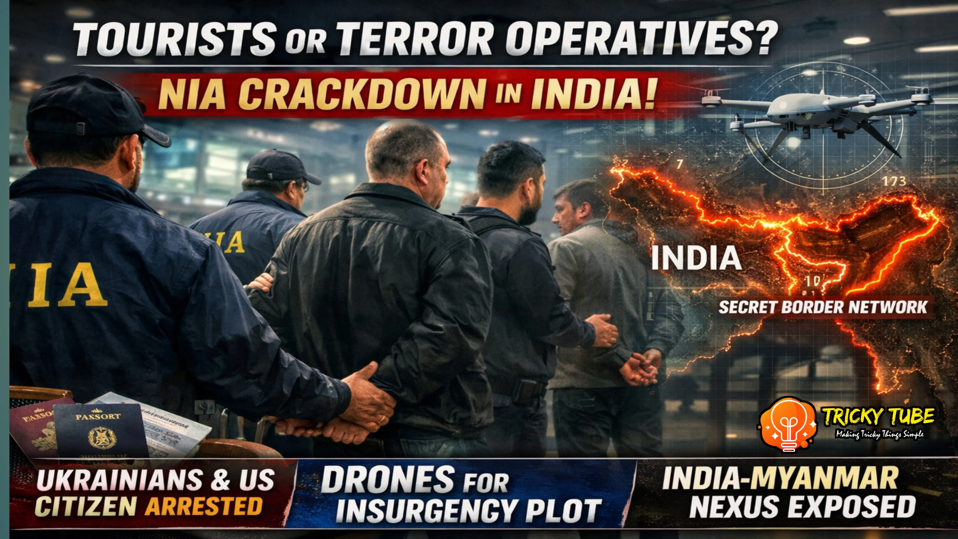 Tourist Visa Ya Terror Plot? NIA Busts Shocking Ukraine-Myanmar Nexus in India