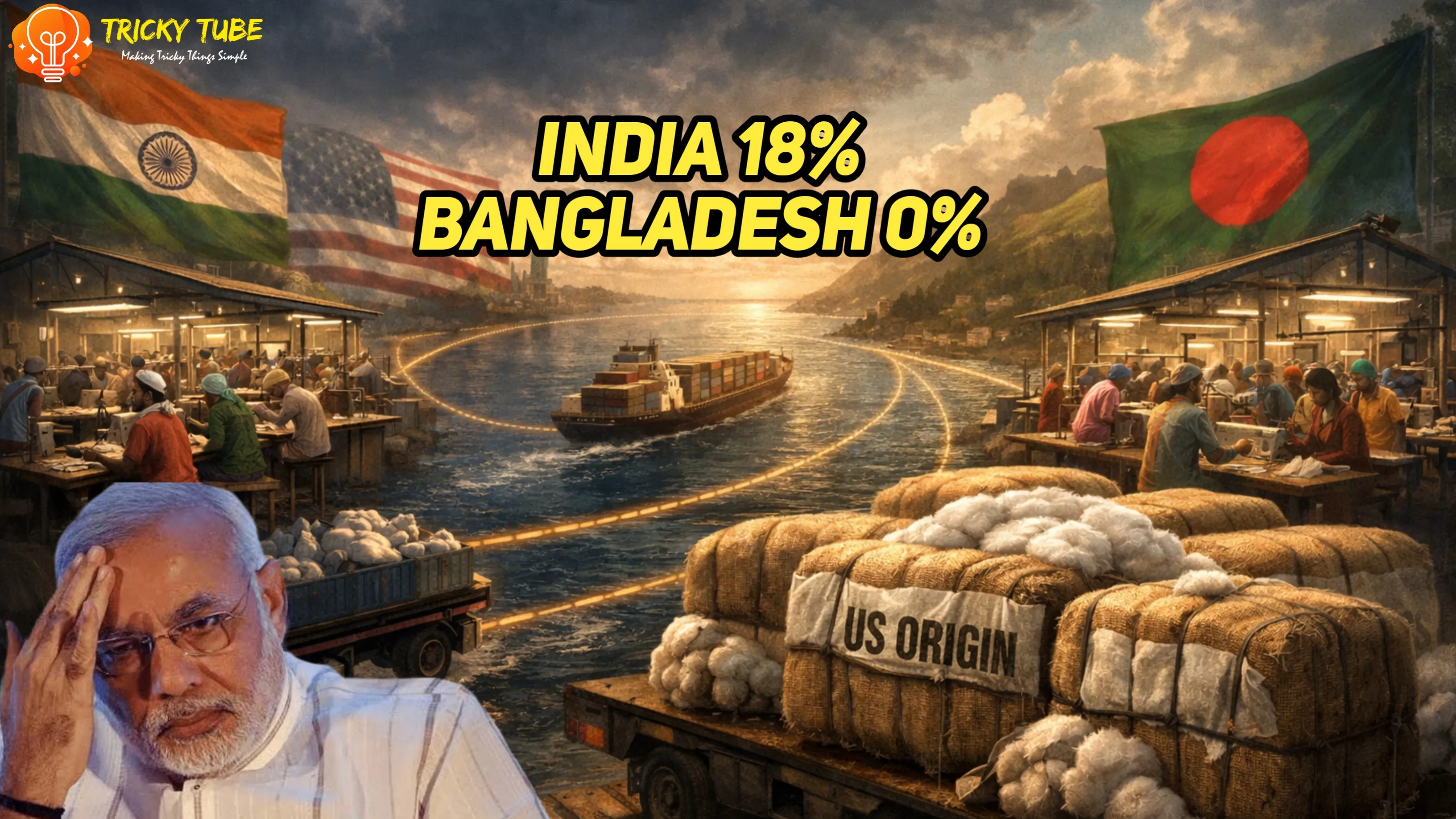A Trade Advantage Disappears Overnight, Who Really Pays the Price? INDIA-US-BANGLADESH !