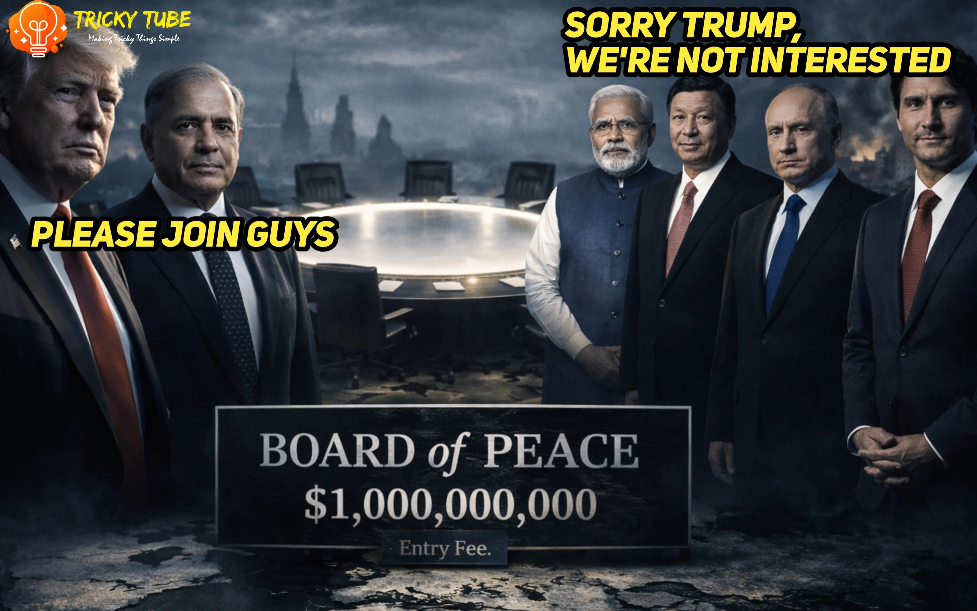 A “Board of Peace” That Divides the World: Why Trump’s New Global Club Is Facing Silent Rejection