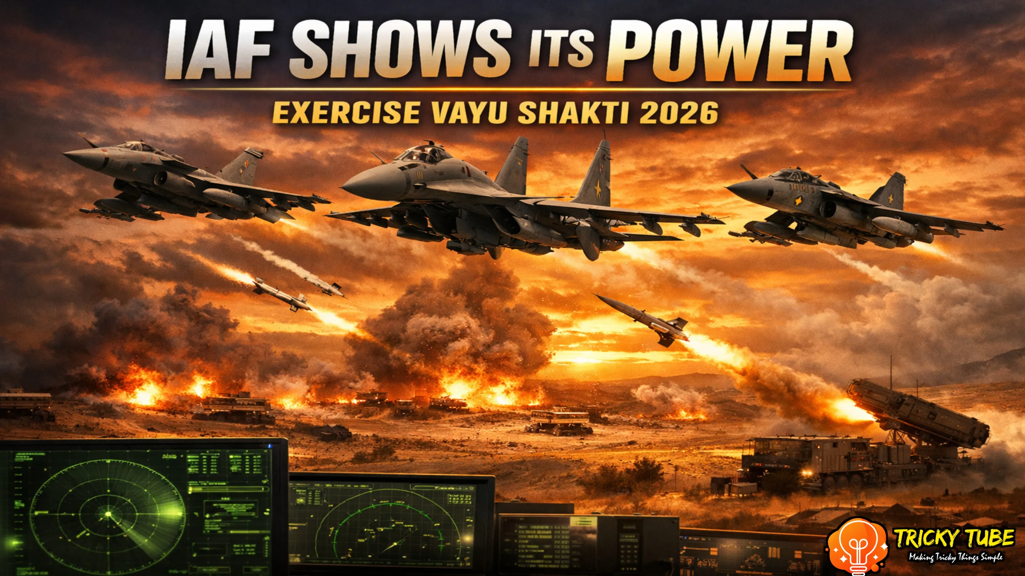 120 Aircraft, One Message: How Exercise Vayu Shakti 2026 Showed the Real Power of the Indian Air Force