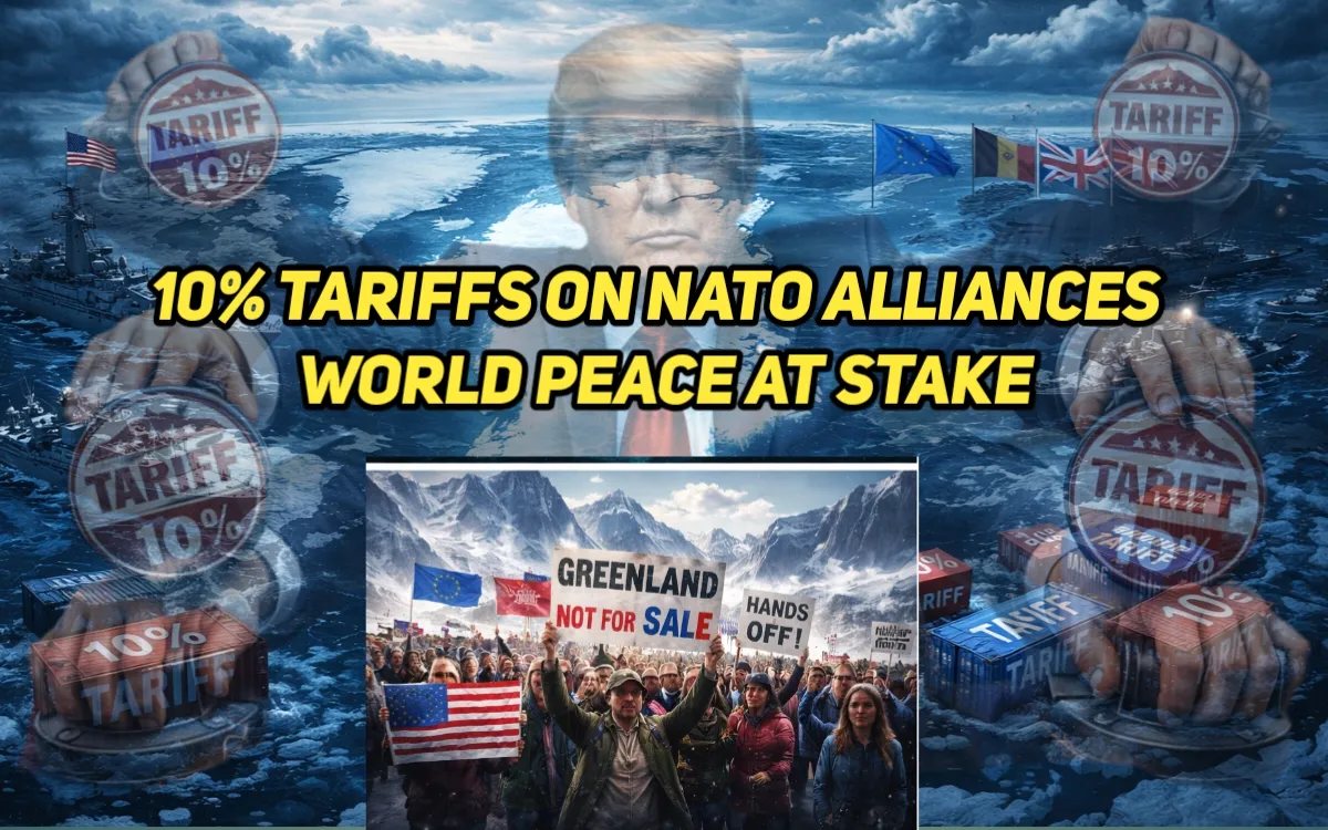 World Peace at stake-Trump's Crazy 10% Tariff on NATO Alliances-Over Greenland